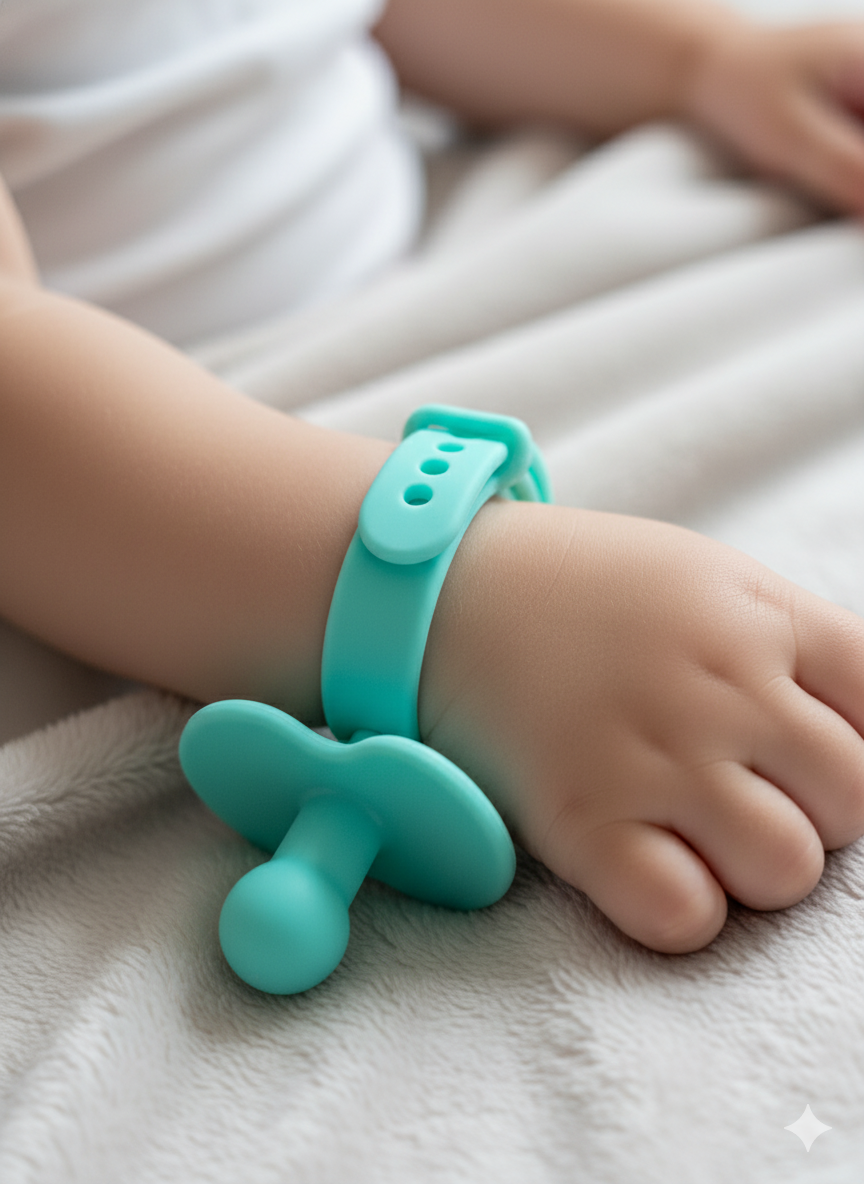 Binkiband Silicone Wrist Pacifier